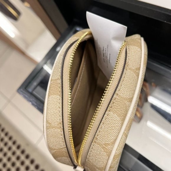 Coach Dome Cosmetic Case In Signature Canvas - Picture 7 of 7